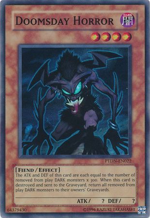 Doomsday Horror - PTDN-EN022 - Super Rare Unlimited