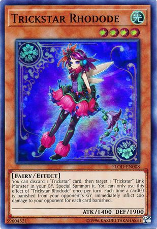 Trickstar Rhodode - FLOD-EN008 - Super Rare Unlimited