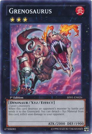 Grenosaurus - BP01-EN026 - Rare 1st Edition