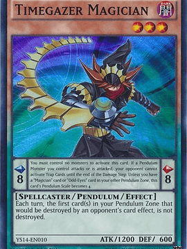 Timegazer Magician - YS14-EN010 - Super Rare 1st Edition