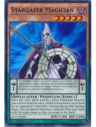 Stargazer Magician - YS14-EN009 - Super Rare 1st Edition