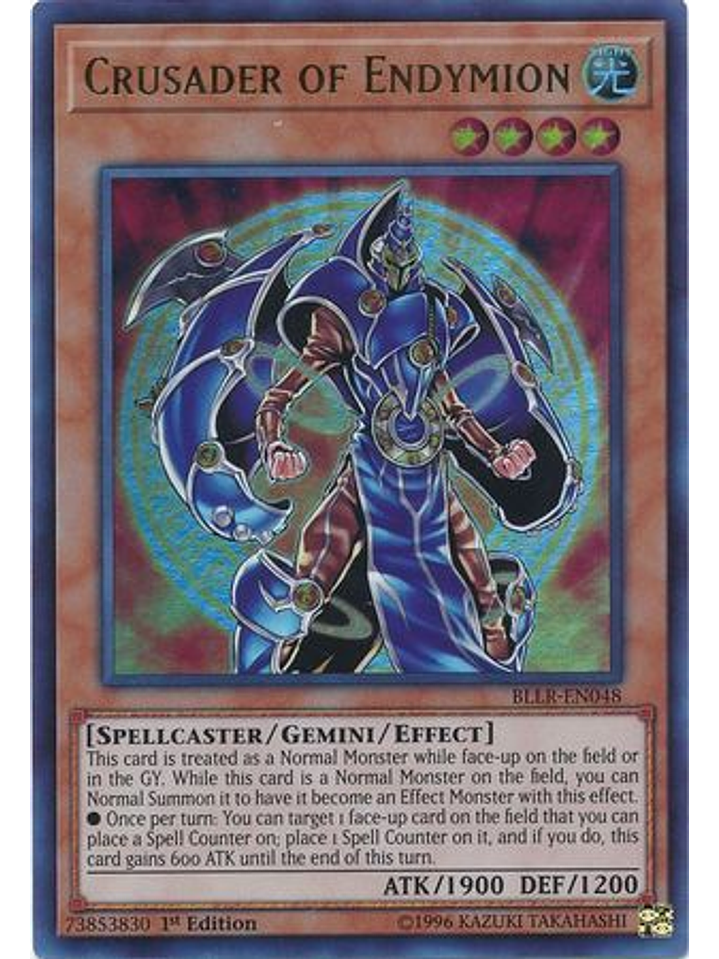Crusader of Endymion - BLLR-EN048 - Ultra Rare 1st Edition 1