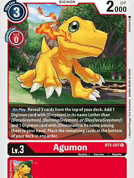 BT5-007 C Agumon (Digimon)