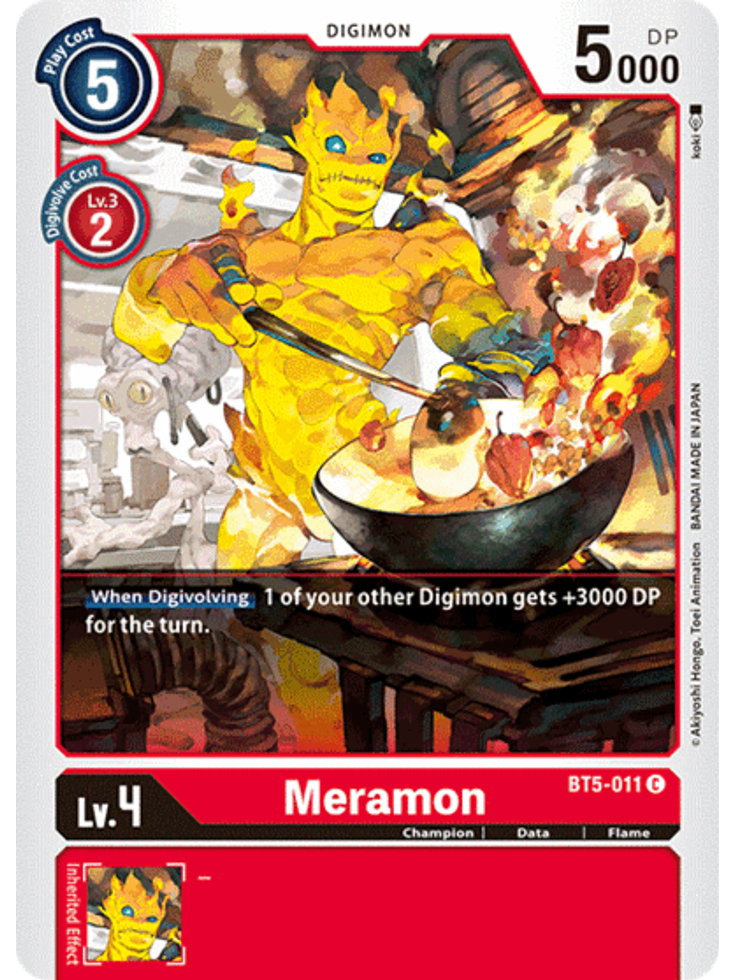 BT5-011 C Meramon (Digimon) 1