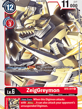 BT5-017 U ZeigGreymon (Digimon)