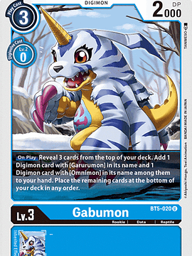 BT5-020 U Gabumon (Digimon)