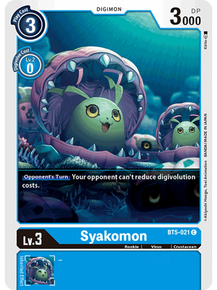 BT5-021 C Syakomon (Digimon) 1