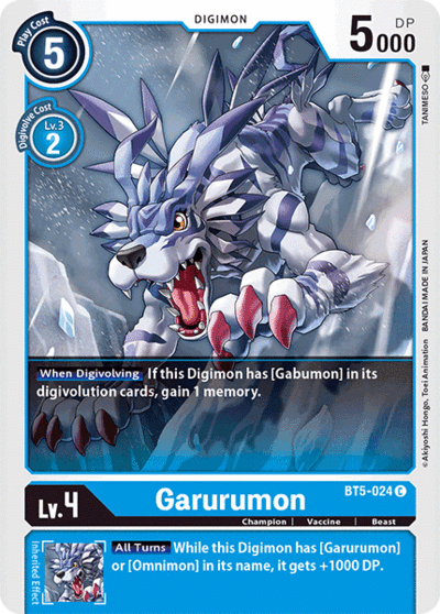 BT5-024 C Garurumon (Digimon)