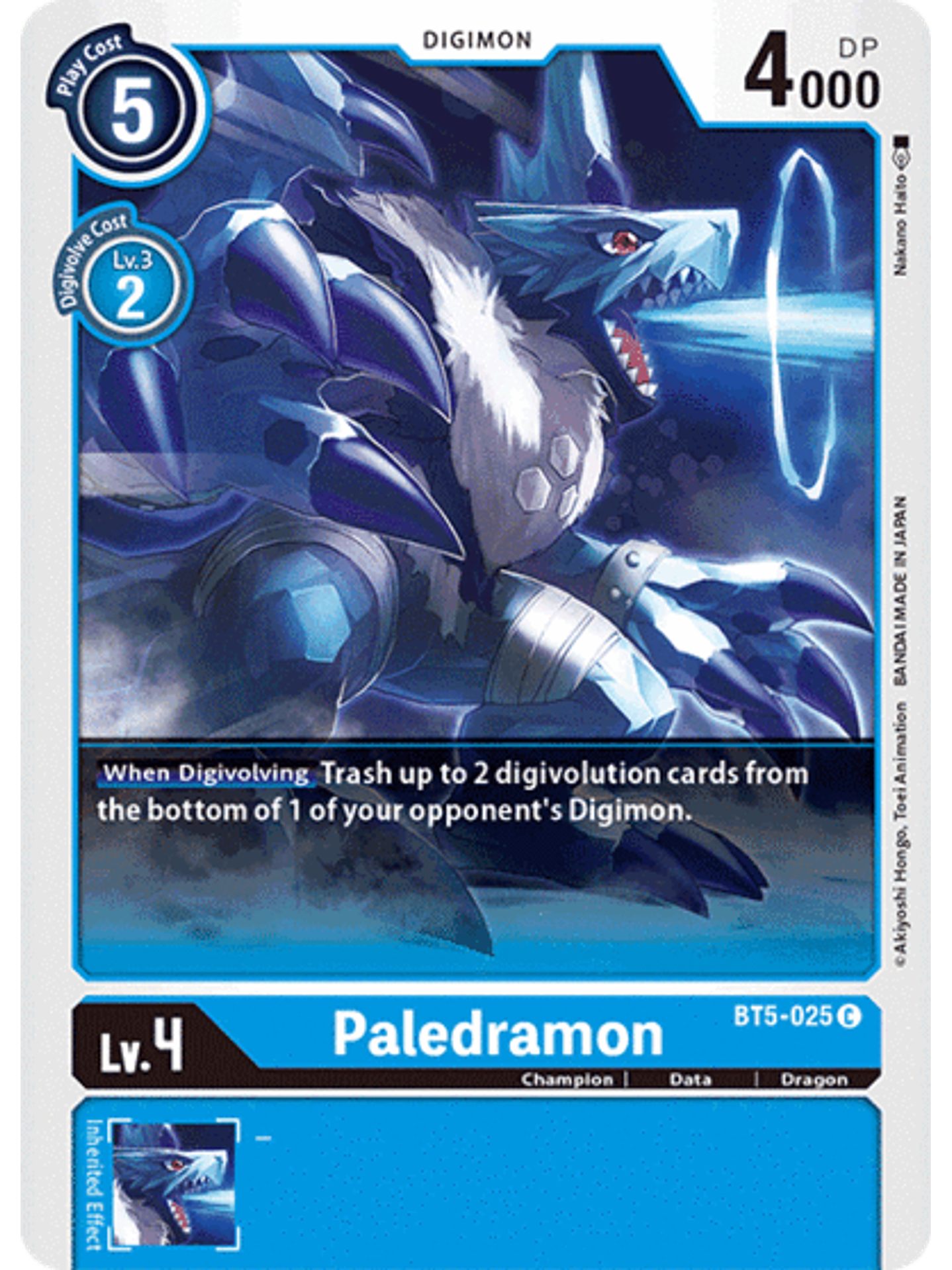 BT5-025 C Paledramon (Digimon) 1