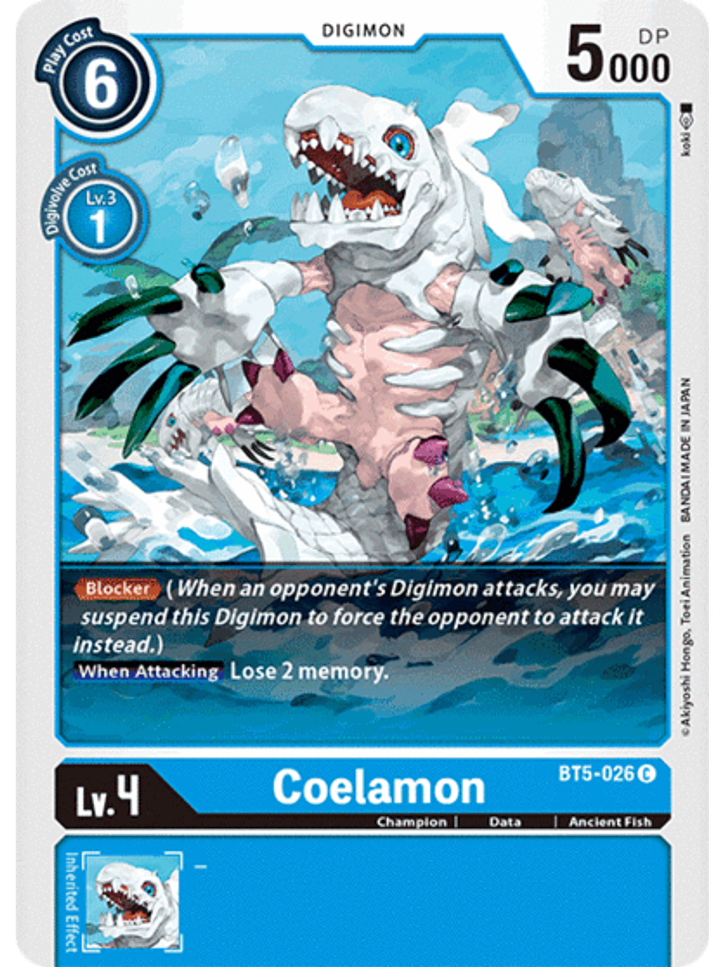 BT5-026 C Coelamon (Digimon) 1