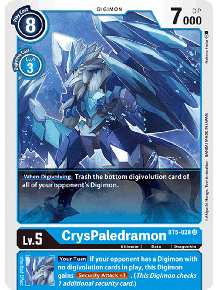 BT5-028 U CrysPaledramon (Digimon) 1