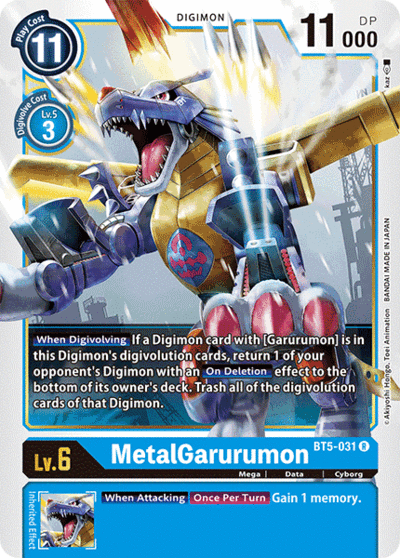 BT5-031 R MetalGarurumon (Digimon)