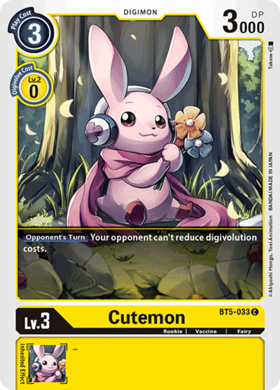 BT5-033 C Cutemon (Digimon)