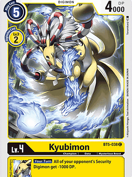 BT5-038 C Kyubimon (Digimon)