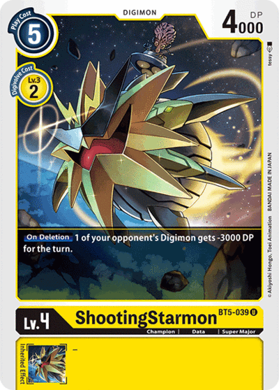 BT5-039 U ShootingStarmon (Digimon)