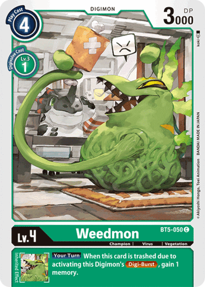 BT5-050 C Weedmon (Digimon)