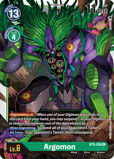 BT5-058 R Argomon (Digimon)