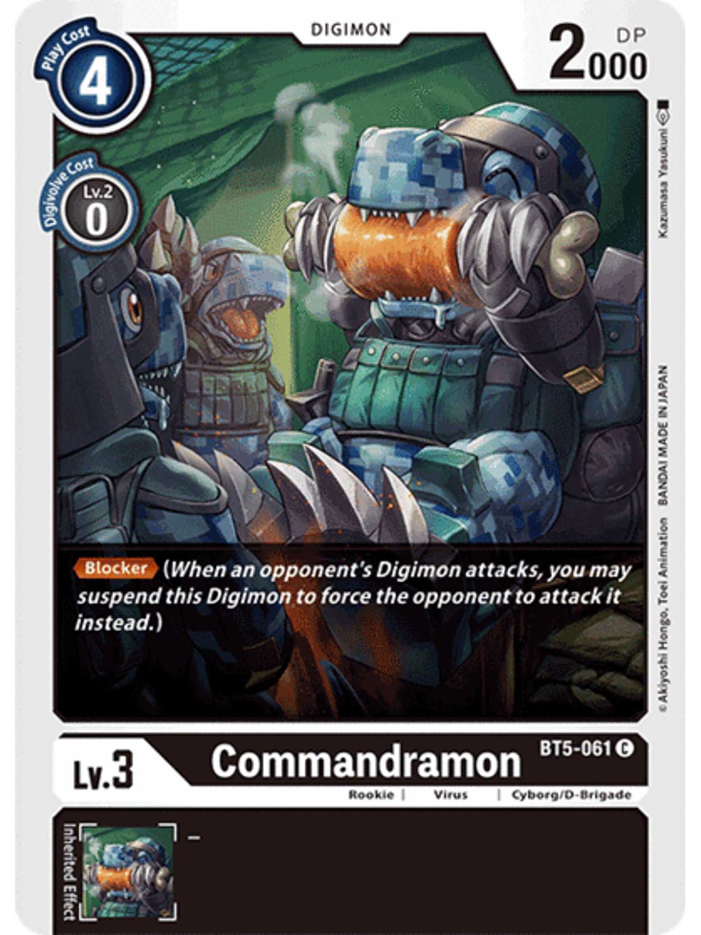 BT5-061 C Commandramon (Digimon) 1