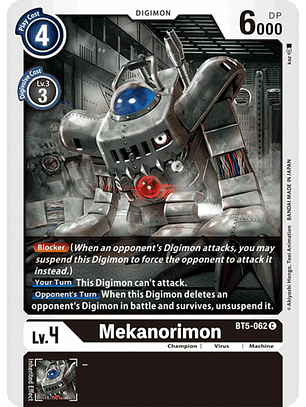 BT5-062 C Mekanorimon (Digimon)