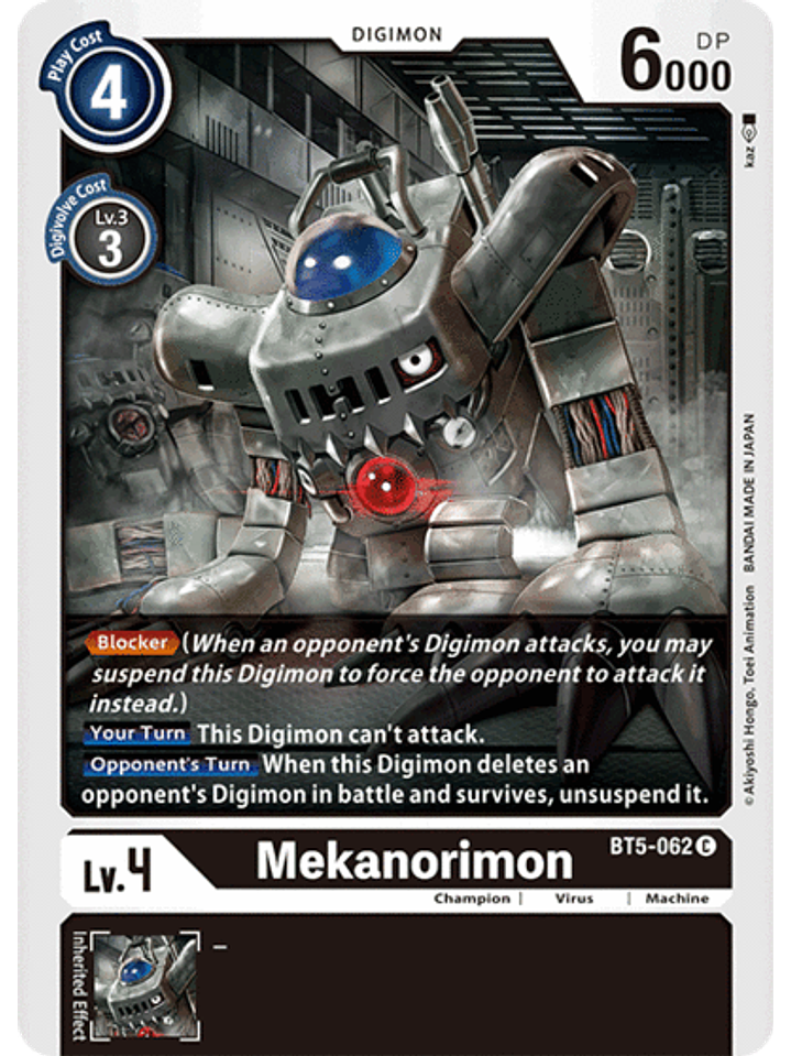 BT5-062 C Mekanorimon (Digimon) 1