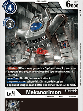 BT5-062 C Mekanorimon (Digimon)