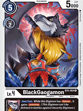 BT5-064 C BlackGaogamon (Digimon)