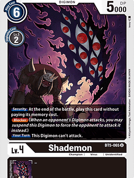 BT5-065 U Shademon (Digimon)
