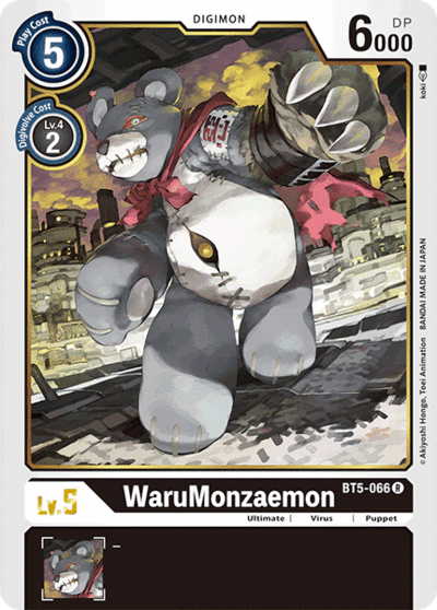 BT5-066 R WaruMonzaemon (Digimon)