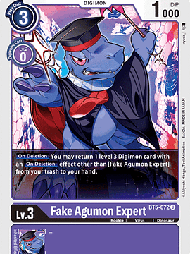 BT5-072 U Fake Agumon Expert (Digimon)