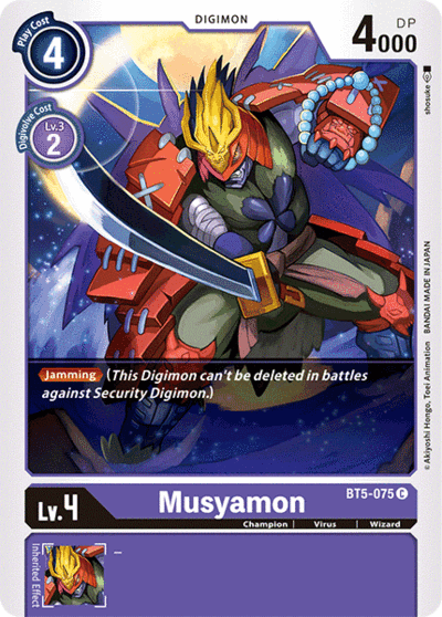 BT5-075 C Musyamon (Digimon)