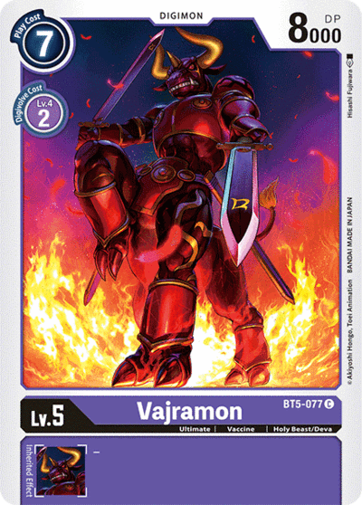 BT5-077 C Vajramon (Digimon)