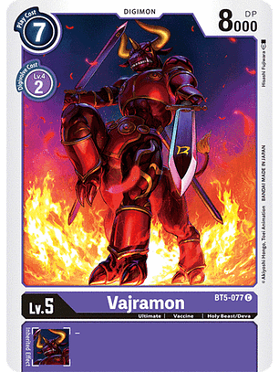 BT5-077 C Vajramon (Digimon)