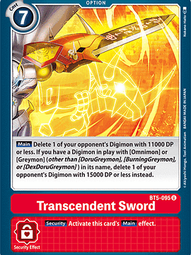 BT5-095 U Trascendent Sword (Option)