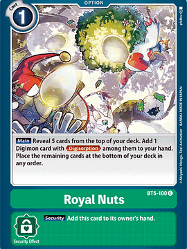 BT5-100 C Royal Nuts (Option)