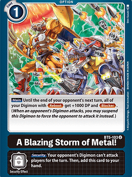 BT5-103 U A Blazing Storm of Metal! (Option)