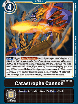 BT5-104 R Catastrophe Cannon (Option)