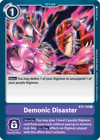 BT5-106 C Demonic Disaster (Option)