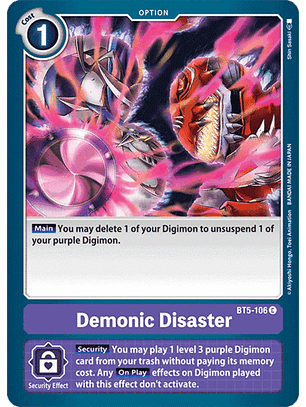 BT5-106 C Demonic Disaster (Option)