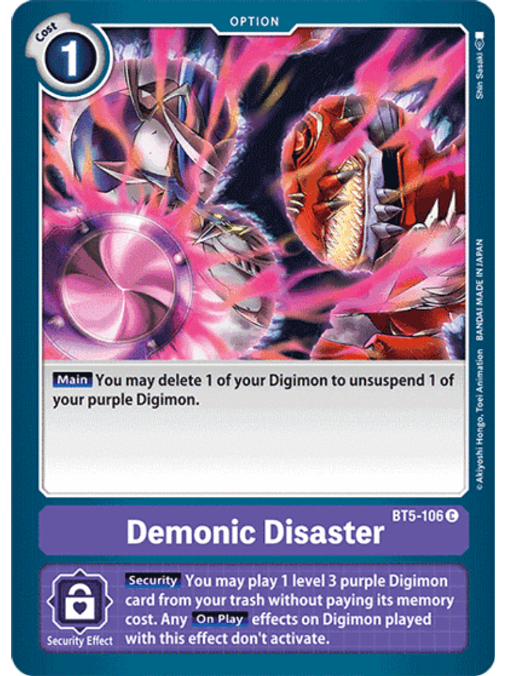 BT5-106 C Demonic Disaster (Option) 1