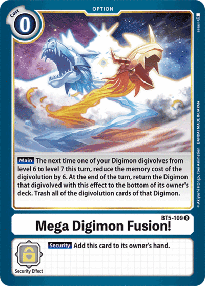 BT5-109 R Mega Digimon Fusion! (Option)