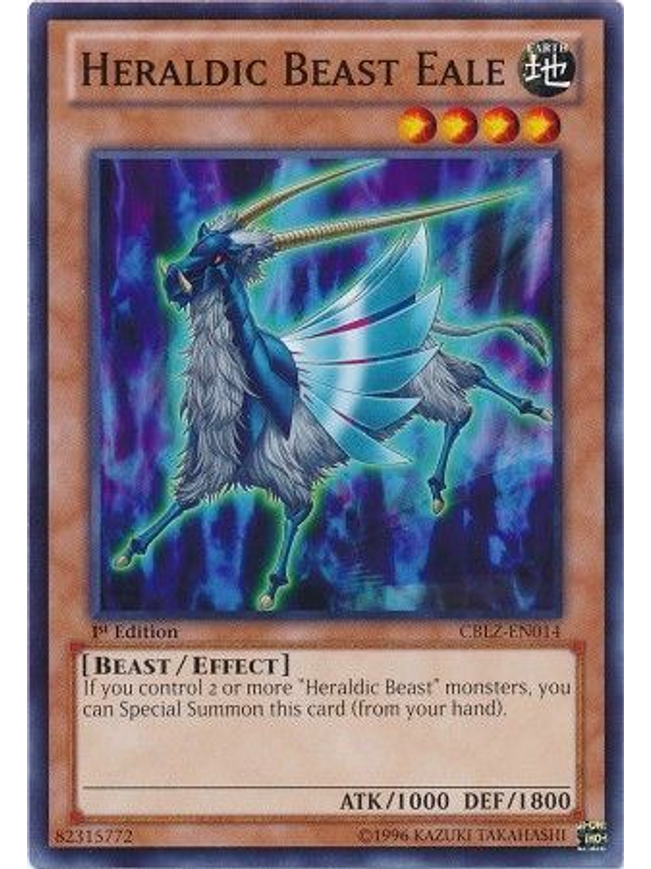Heraldic Beast Eale - CBLZ-EN014 - Common 1st Edition 1