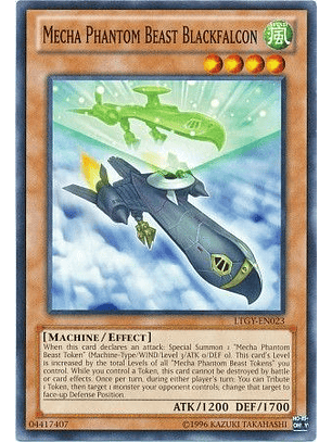Mecha Phantom Beast Blackfalcon - LTGY-EN023 - Common Unlimited