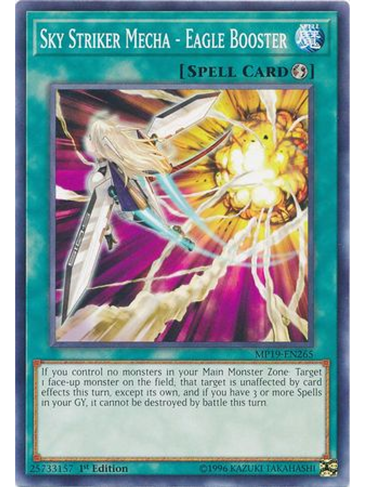 Sky Striker Mecha - Eagle Booster - MP19-EN265 - Common Unlimited 1