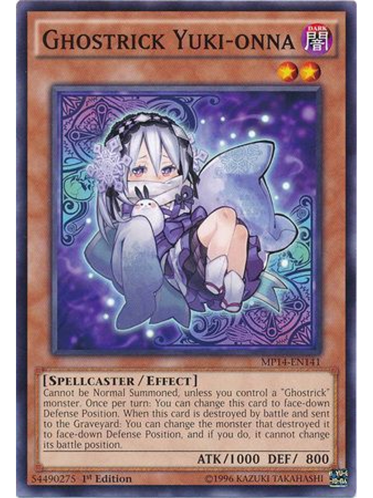 Ghostrick Yuki-onna - MP14-EN141 - Common 1st Edition 1