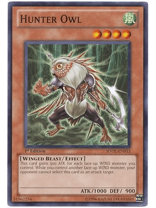 Hunter Owl - SDDL-EN013 - Common 1st Edition