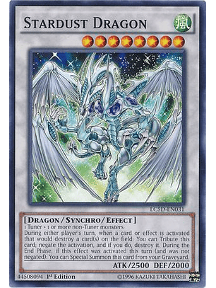 Stardust Dragon - LC5D-EN031 - Common 1st Edition