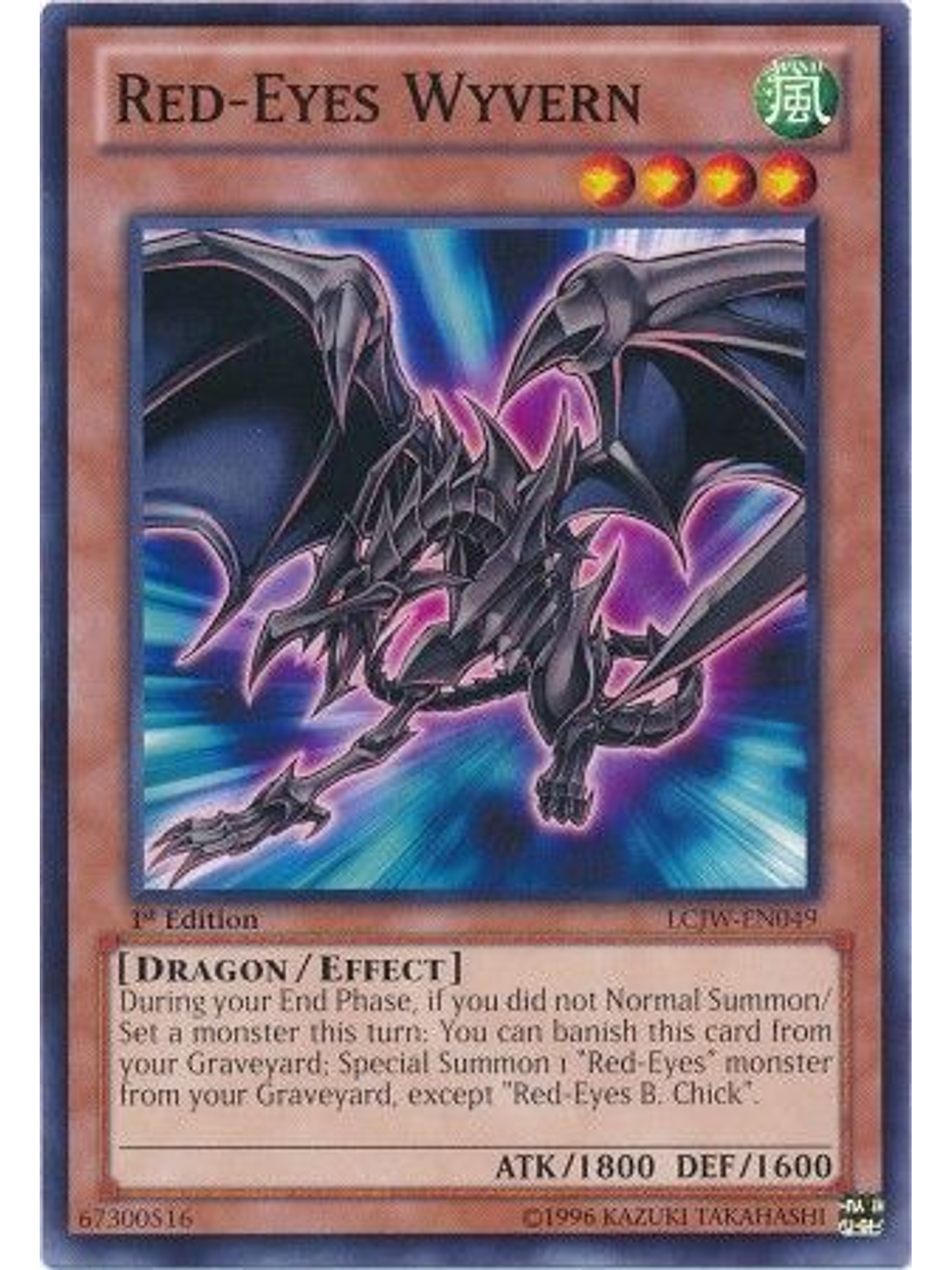 Red-Eyes Wyvern - LCJW-EN049 - Common 1