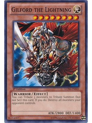 Gilford the Lightning - LCJW-EN041 - Common 1st Edition