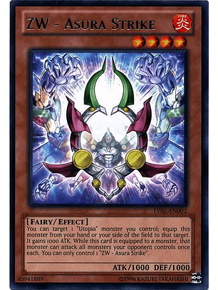 ZW - Asura Strike - LVAL-EN002 - Rare Unlimited