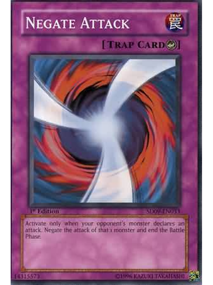 Negate Attack - SD09-EN033 - Common 1st Edition 1